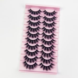 10 pairs of thick and exaggerated fake eyelashes, 3D multi-layer eyelashes, dance stage eyelashes